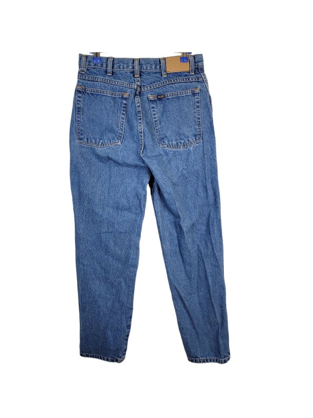 HIS Blue Jeans Women 32 x 30 Vintage 90s Relaxed Straight Leg Denim High Rise 10
